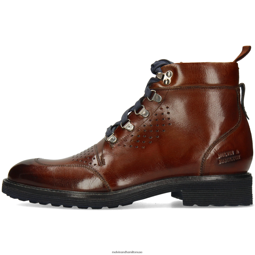 تريفور 5 بني Melvin & Hamilton رجال جزمة الكاحل 42XF2X71