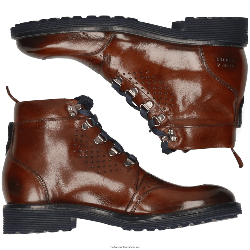 تريفور 5 بني Melvin & Hamilton رجال جزمة الكاحل 42XF2X71