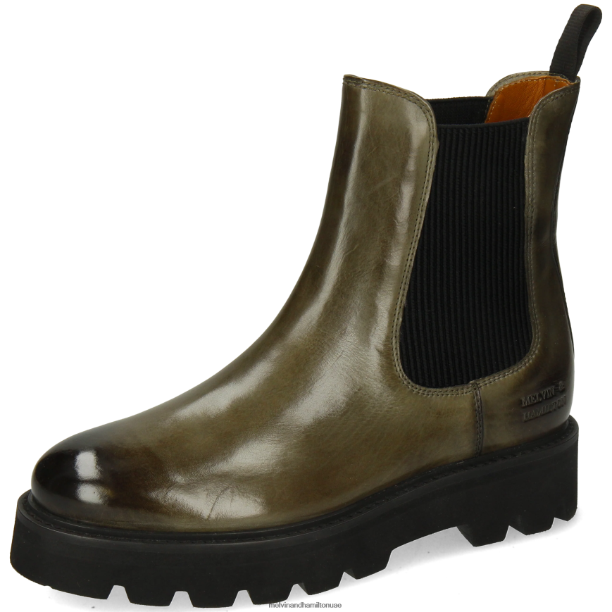 ليوني 5 أخضر Melvin & Hamilton نحيف جزمة الكاحل 42XF2X806