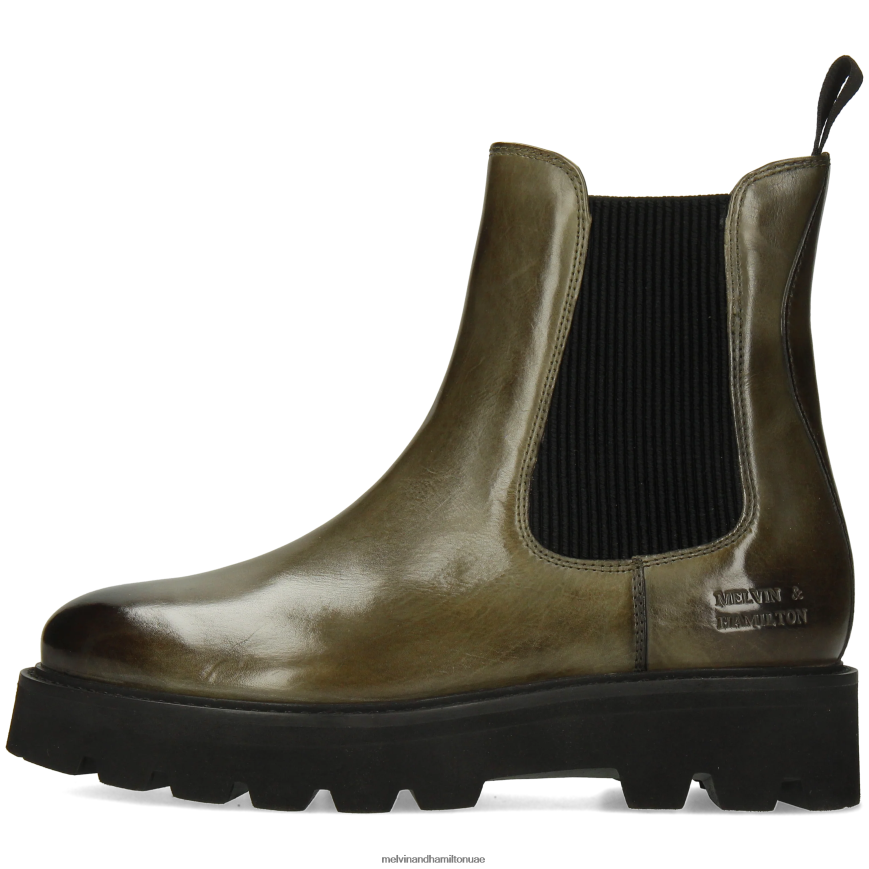 ليوني 5 أخضر Melvin & Hamilton نحيف جزمة الكاحل 42XF2X806