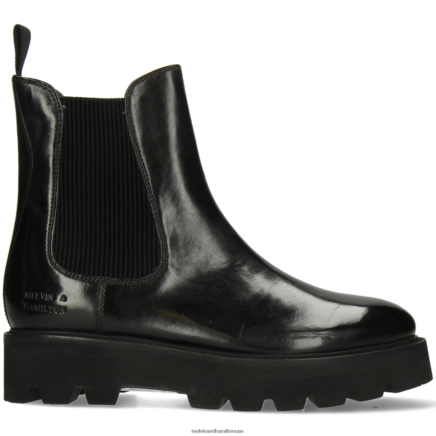 ليوني 5 أسود Melvin & Hamilton نحيف جزمة الكاحل 42XF2X810