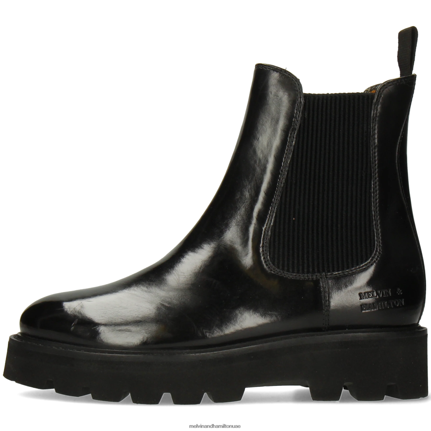 ليوني 5 أسود Melvin & Hamilton نحيف جزمة الكاحل 42XF2X810