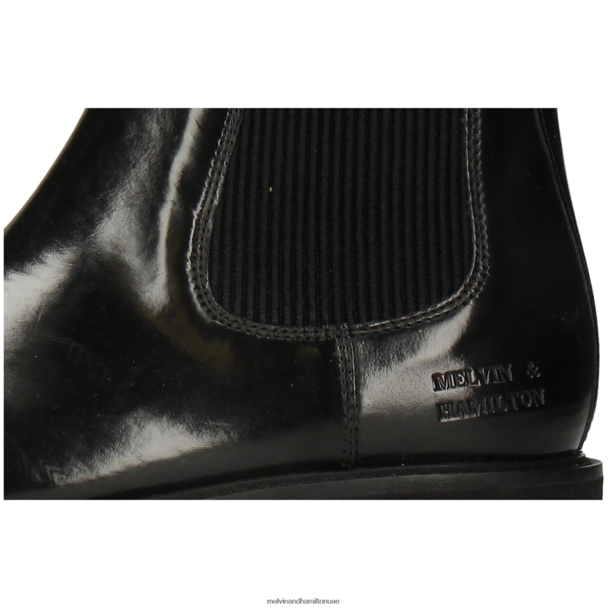 ليوني 5 أسود Melvin & Hamilton نحيف جزمة الكاحل 42XF2X810