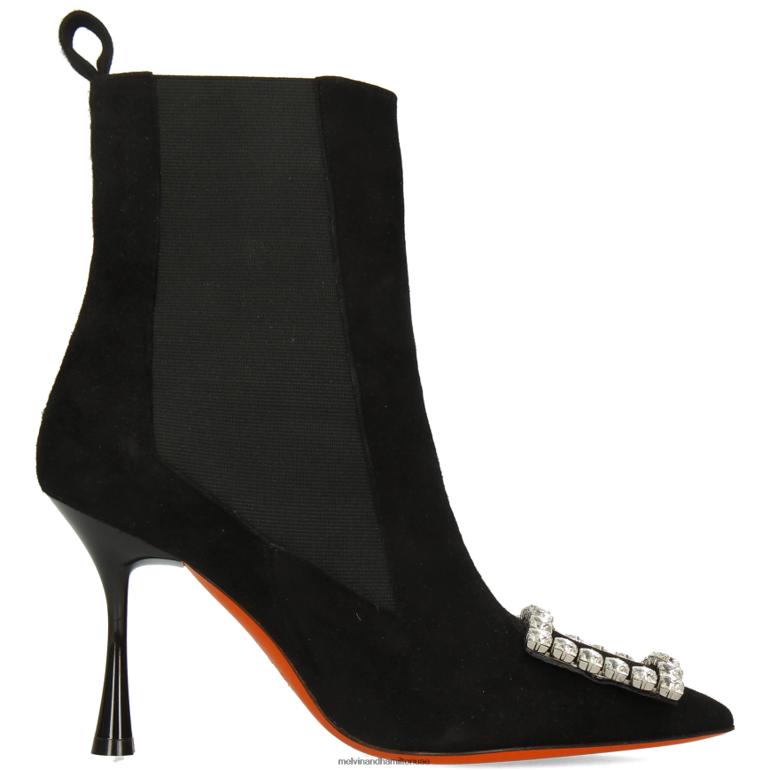 ألينا 5 أسود Melvin & Hamilton نحيف جزمة الكاحل 42XF2X811