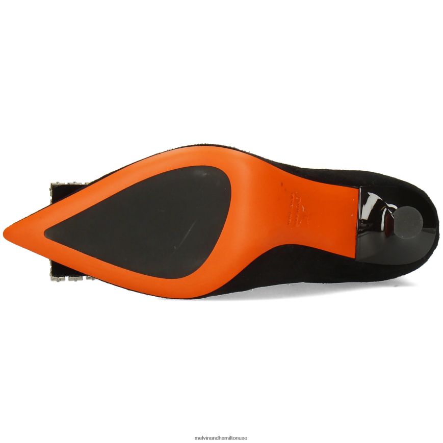 ألينا 5 أسود Melvin & Hamilton نحيف جزمة الكاحل 42XF2X811