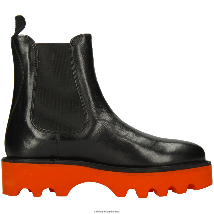 ليوني 5 أسود Melvin & Hamilton نحيف جزمة الكاحل 42XF2X876