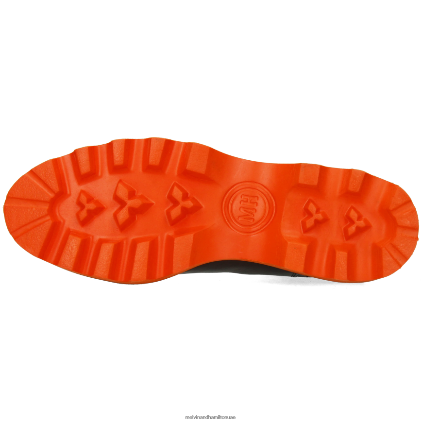 ليوني 5 أسود Melvin & Hamilton نحيف جزمة الكاحل 42XF2X876