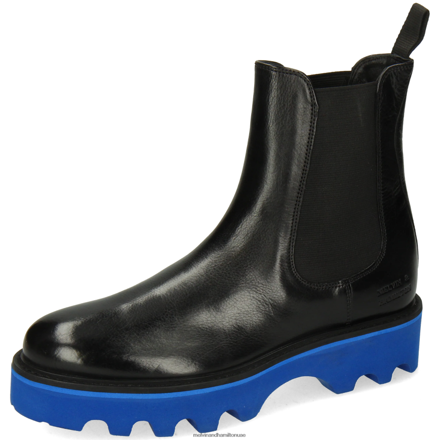 ليوني 5 أسود Melvin & Hamilton نحيف جزمة الكاحل 42XF2X926