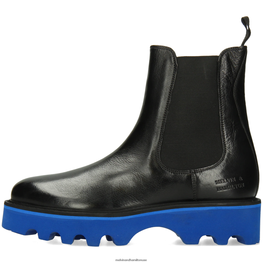 ليوني 5 أسود Melvin & Hamilton نحيف جزمة الكاحل 42XF2X926