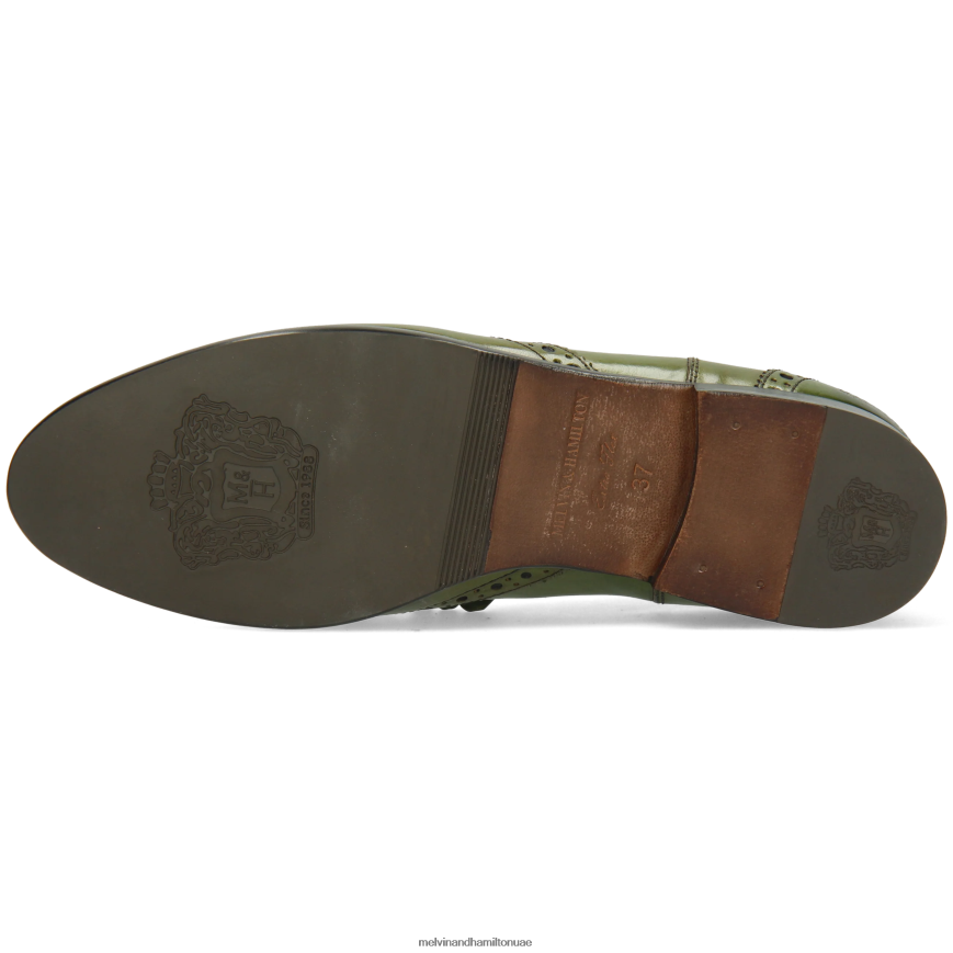 سيلينا 5 أخضر Melvin & Hamilton نحيف جزمة الكاحل 42XF2X981
