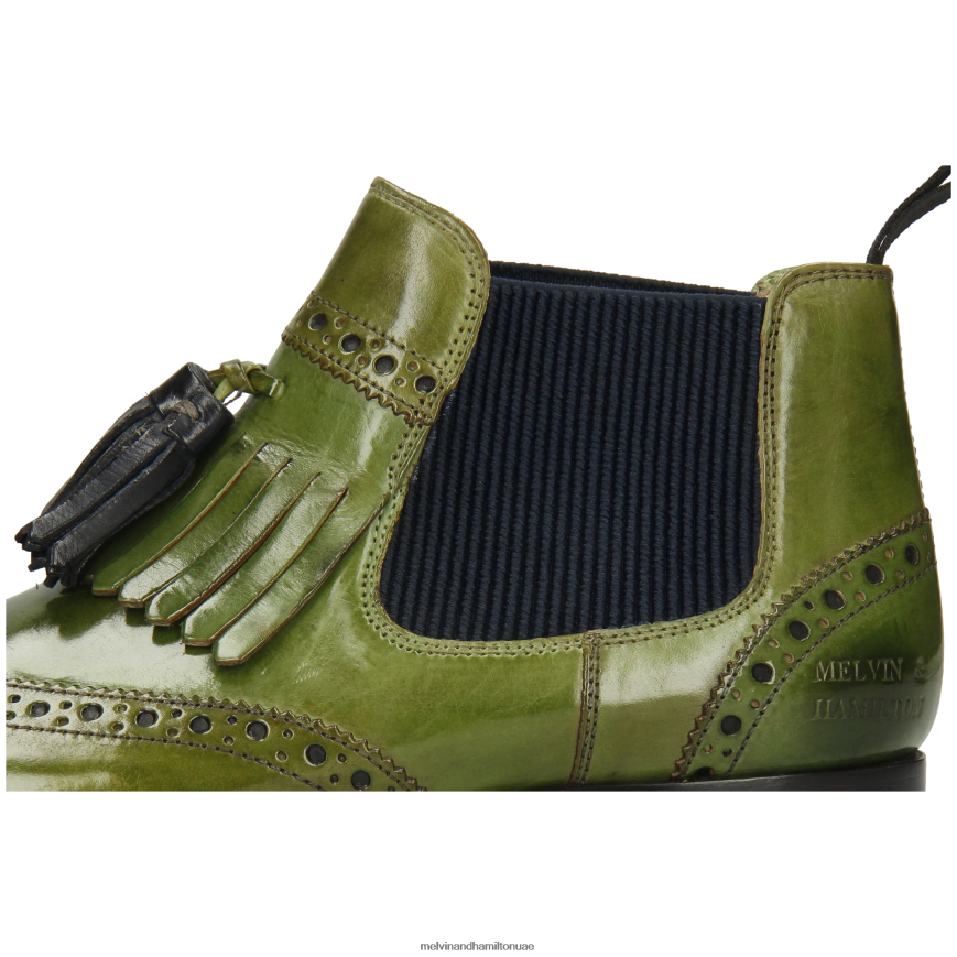 سيلينا 5 أخضر Melvin & Hamilton نحيف جزمة الكاحل 42XF2X981