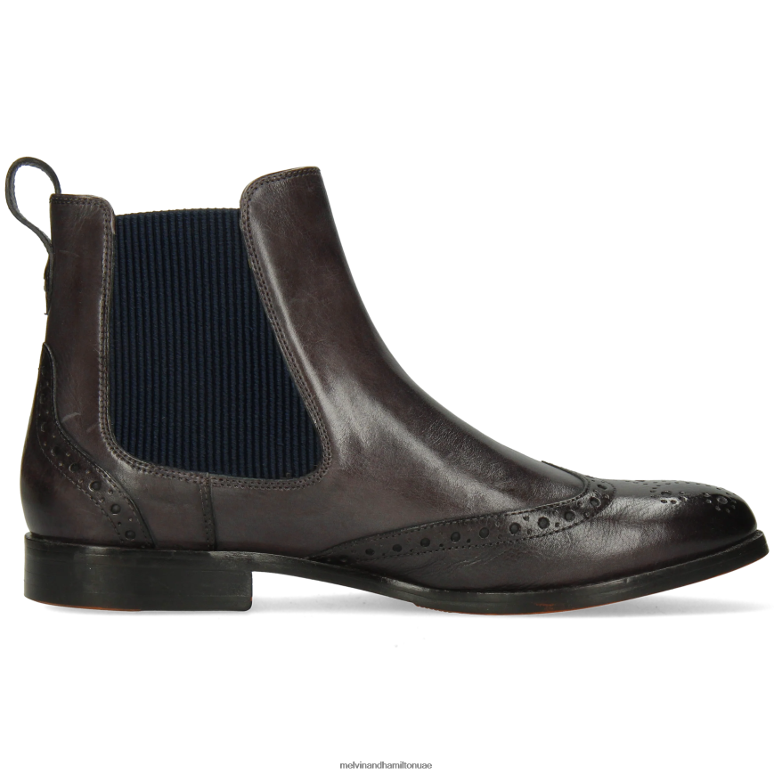 اميلي 5 رمادي Melvin & Hamilton نحيف جزمة الكاحل 42XF2X991