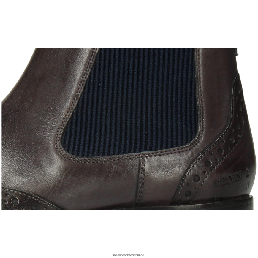 اميلي 5 رمادي Melvin & Hamilton نحيف جزمة الكاحل 42XF2X991