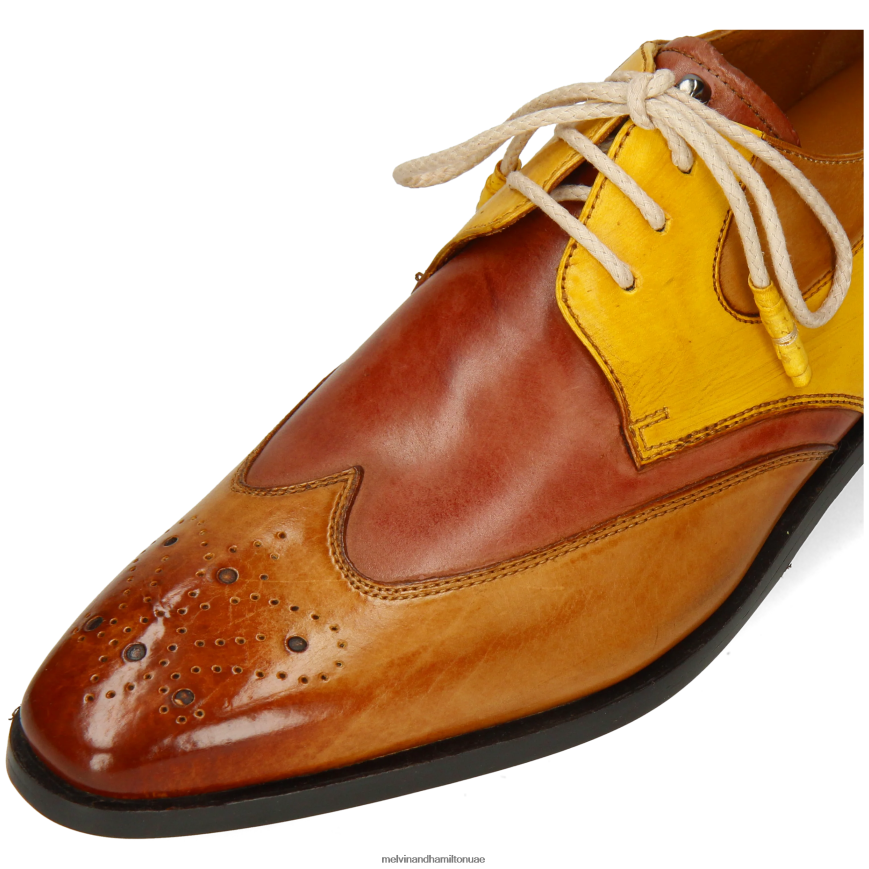الفيس 63 البني الفاتح Melvin & Hamilton رجال أحذية ديربي 42XF2X498