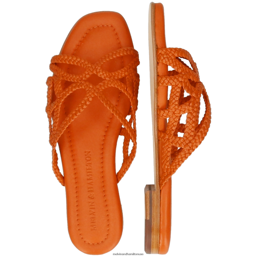 إلودي 64 البرتقالي Melvin & Hamilton نحيف البغال 42XF2X1559