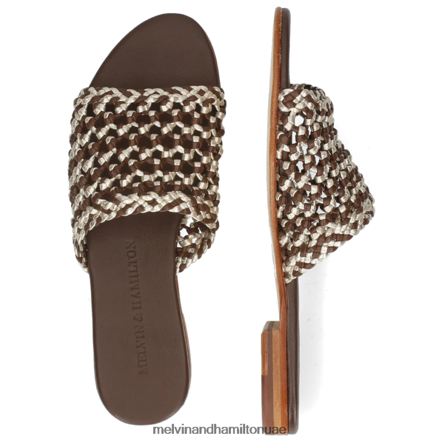 حنا 64 بني Melvin & Hamilton نحيف البغال 42XF2X1716