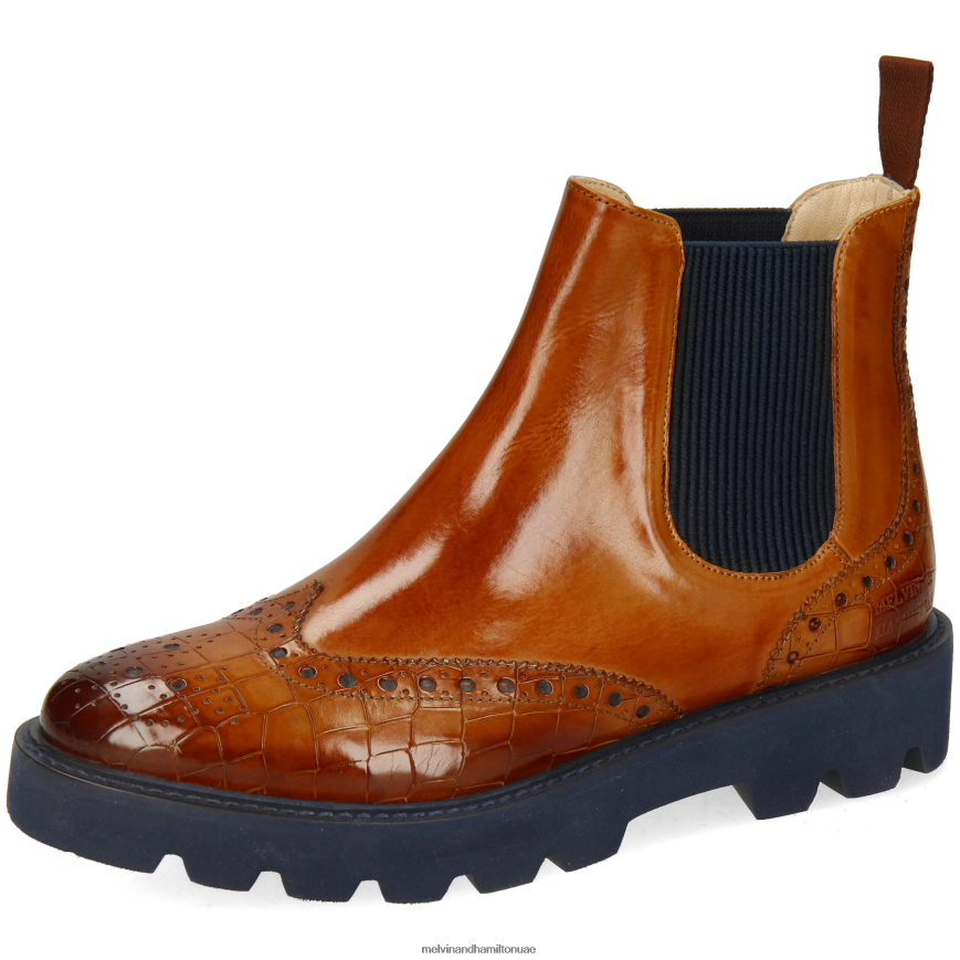 سيلينا 65 بني Melvin & Hamilton نحيف جزمة الكاحل 42XF2X884