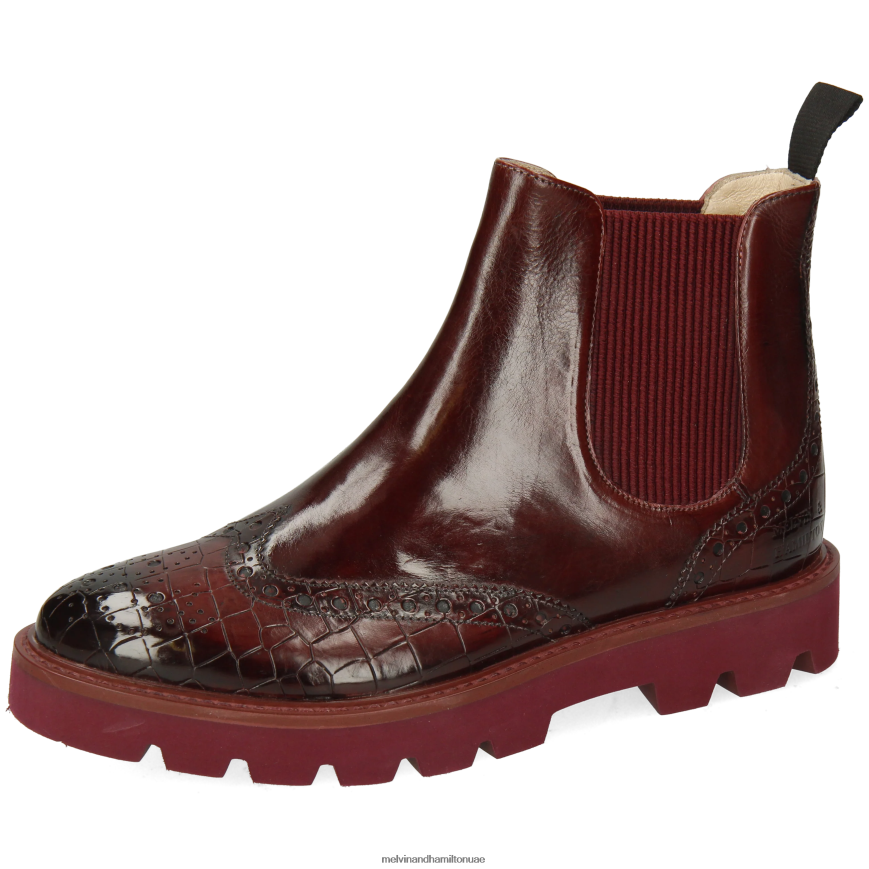 سيلينا 65 أرجواني Melvin & Hamilton نحيف جزمة الكاحل 42XF2X966