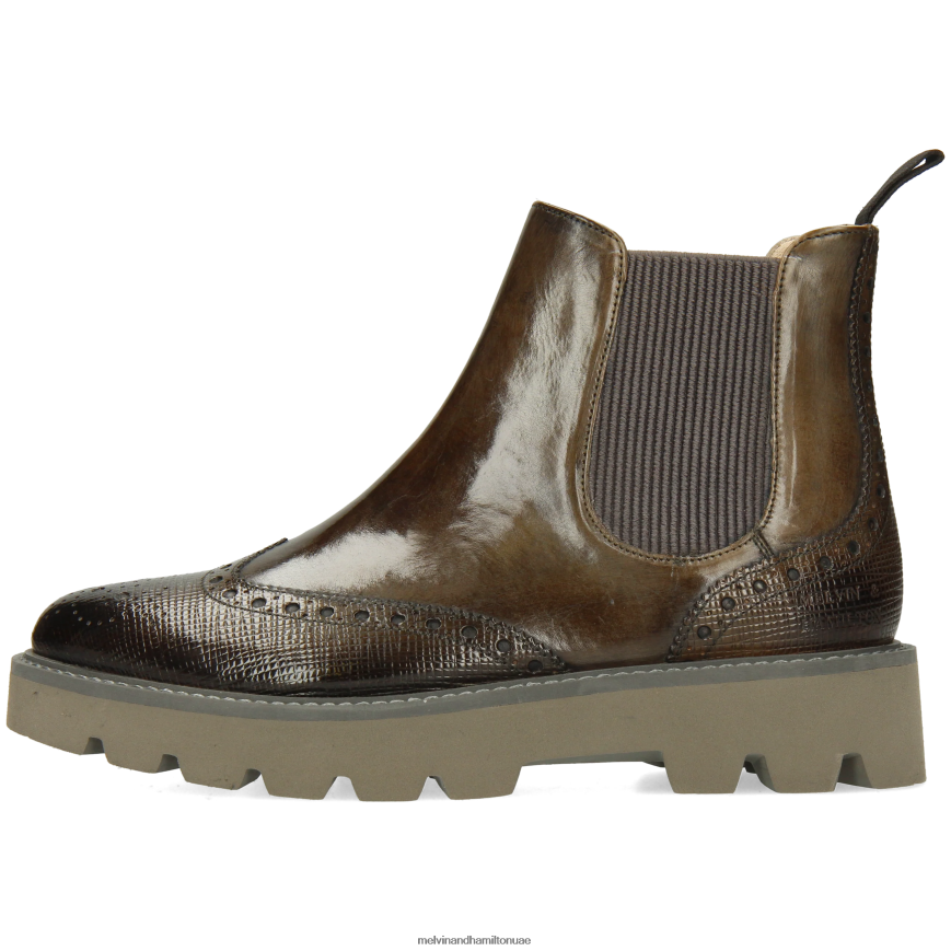 سيلينا 65 الكاكي Melvin & Hamilton نحيف جزمة الكاحل 42XF2X973