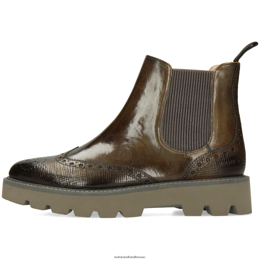 سيلينا 65 الكاكي Melvin & Hamilton نحيف جزمة الكاحل 42XF2X973