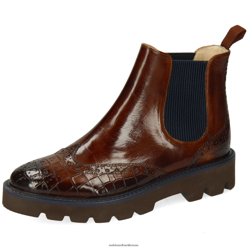 سيلينا 65 بني Melvin & Hamilton نحيف جزمة الكاحل 42XF2X984