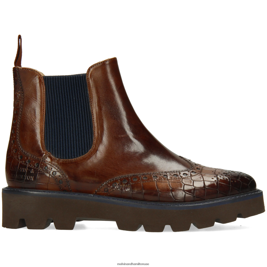 سيلينا 65 بني Melvin & Hamilton نحيف جزمة الكاحل 42XF2X984