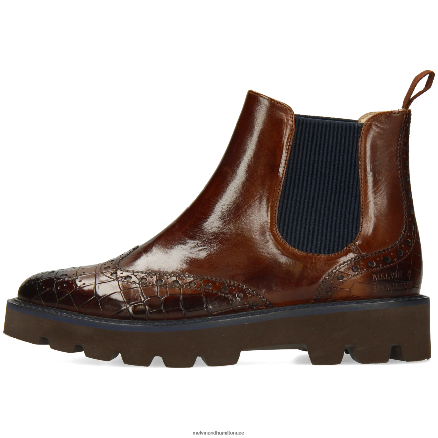 سيلينا 65 بني Melvin & Hamilton نحيف جزمة الكاحل 42XF2X984