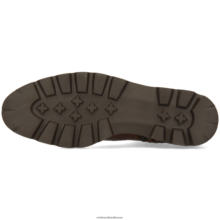 سوزان 68 بني Melvin & Hamilton نحيف جزمة الكاحل 42XF2X820