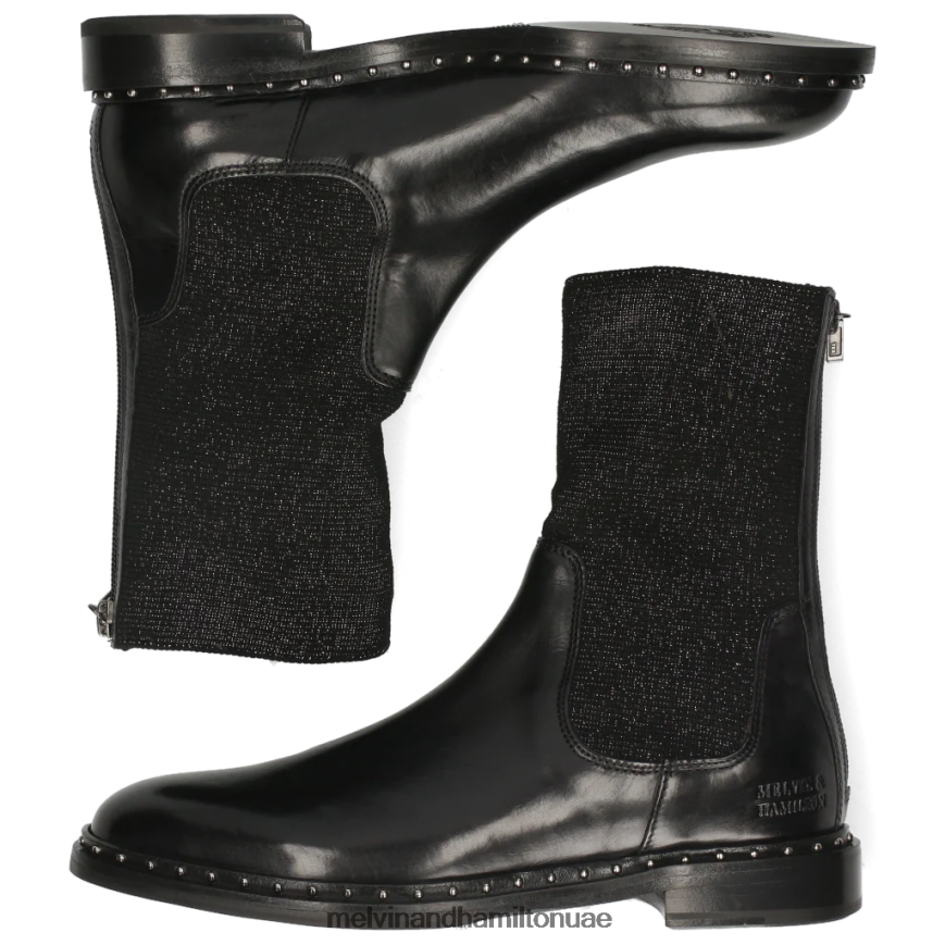 سوزان 69 أسود Melvin & Hamilton نحيف أحذية 42XF2X1192