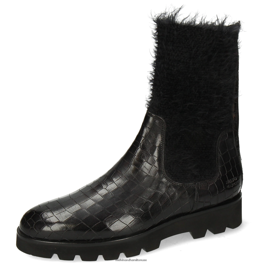 سوزان 69 أسود Melvin & Hamilton نحيف أحذية 42XF2X1221