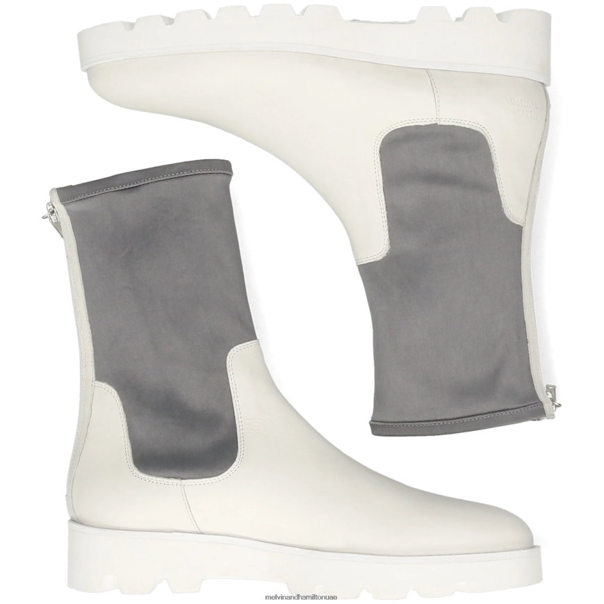 سوزان 69 أبيض Melvin & Hamilton نحيف أحذية 42XF2X1226