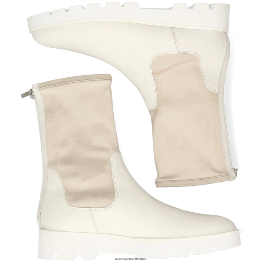 سوزان 69 أبيض Melvin & Hamilton نحيف أحذية 42XF2X1228