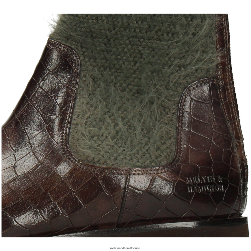 سوزان 69 الكاكي Melvin & Hamilton نحيف أحذية 42XF2X1235