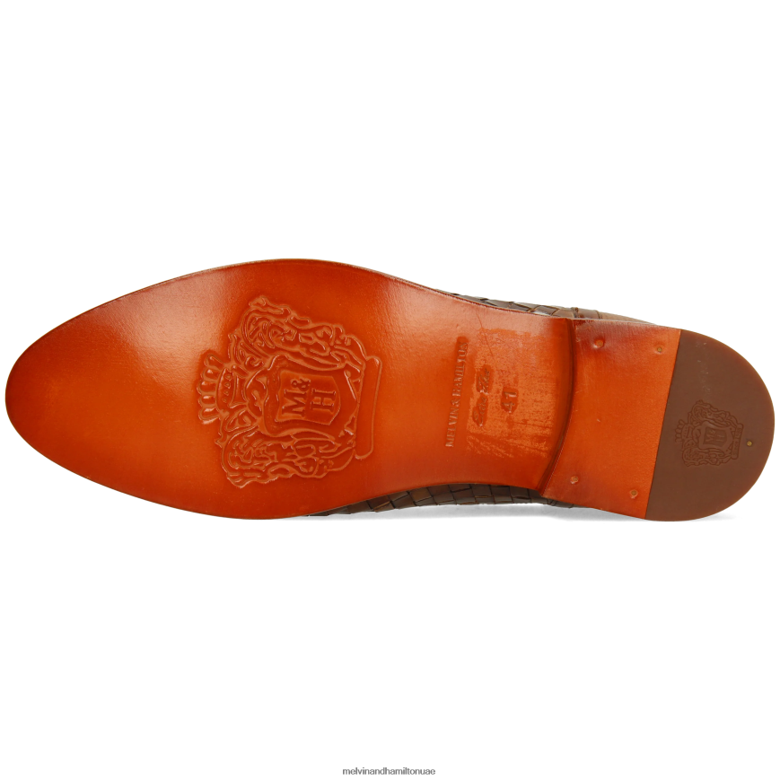 براد 6 البني الفاتح Melvin & Hamilton رجال جزمة الكاحل 42XF2X14