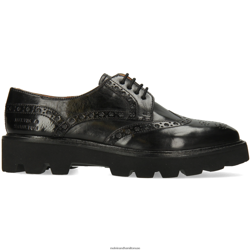 جيني 6 أسود Melvin & Hamilton نحيف أحذية ديربي 42XF2X1500