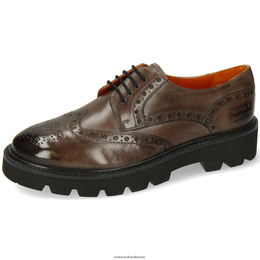 جيني 6 رمادي Melvin & Hamilton نحيف أحذية ديربي 42XF2X1503