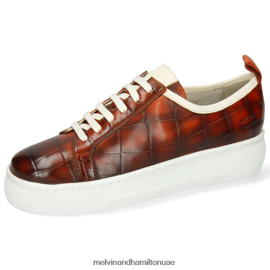 العنبر 6 البرتقالي Melvin & Hamilton نحيف أحذية رياضية 42XF2X1802