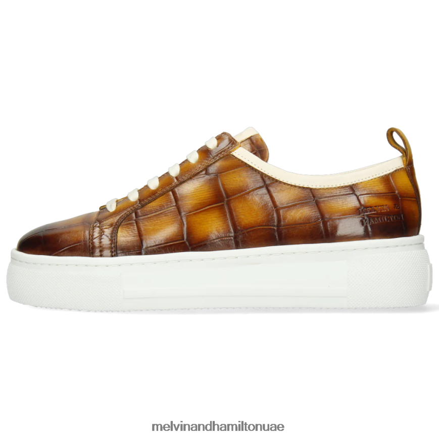 العنبر 6 بني Melvin & Hamilton نحيف أحذية رياضية 42XF2X1833