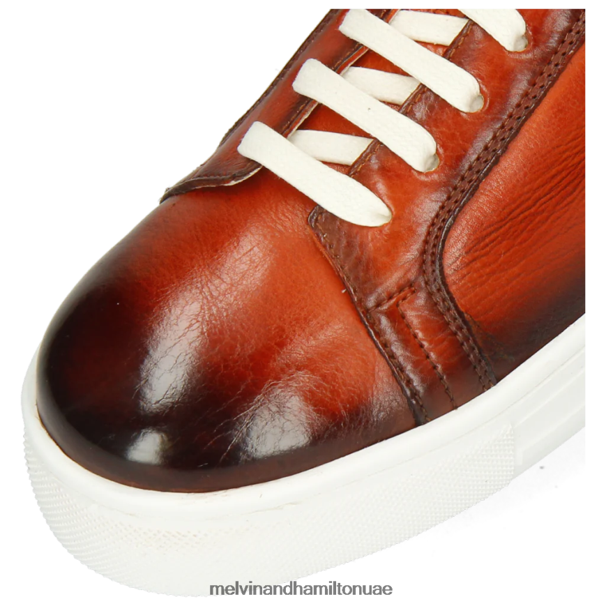 العنبر 6 البرتقالي Melvin & Hamilton نحيف أحذية رياضية 42XF2X1863