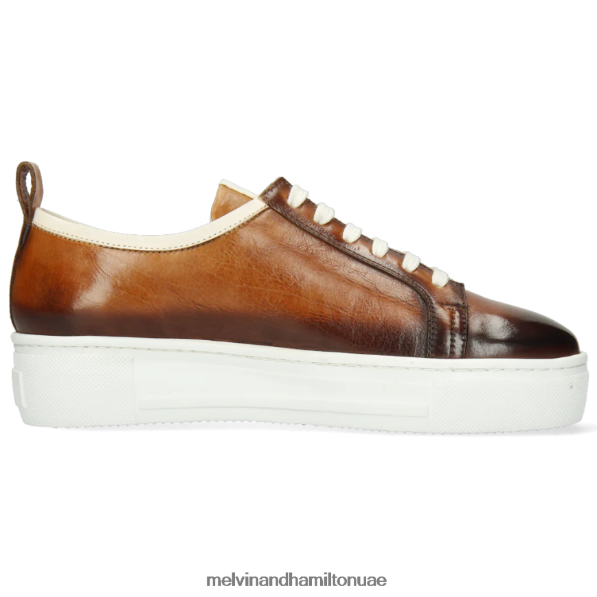 العنبر 6 بني Melvin & Hamilton نحيف أحذية رياضية 42XF2X1867