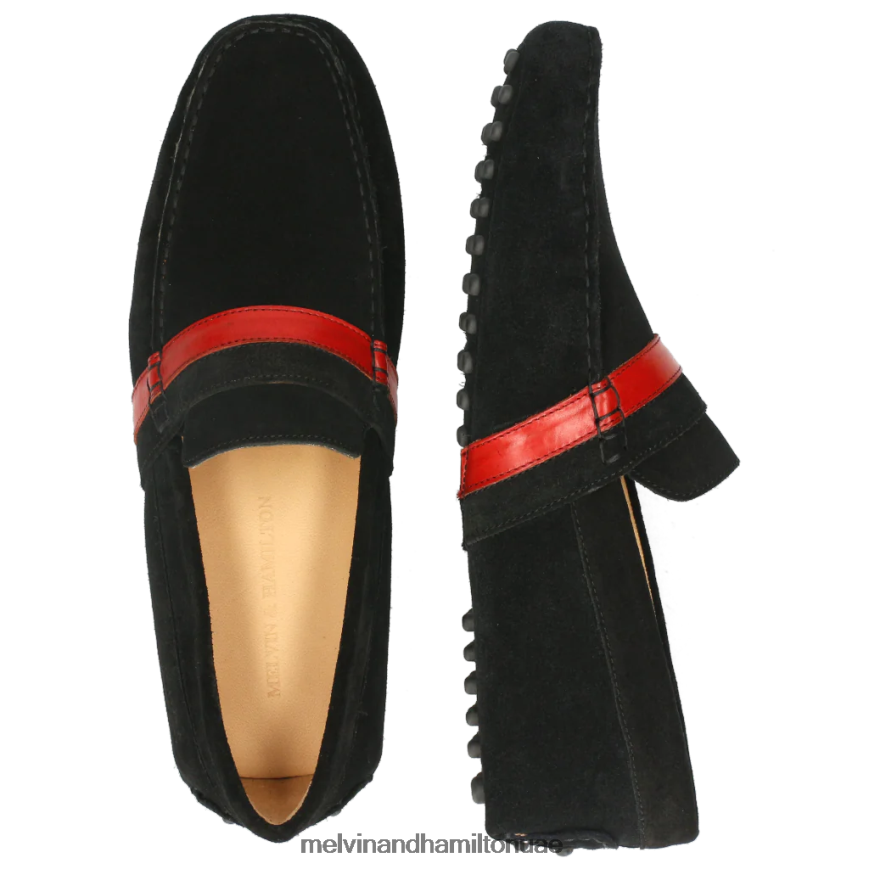 نيلسون 6 أسود Melvin & Hamilton رجال المتسكعون 42XF2X313