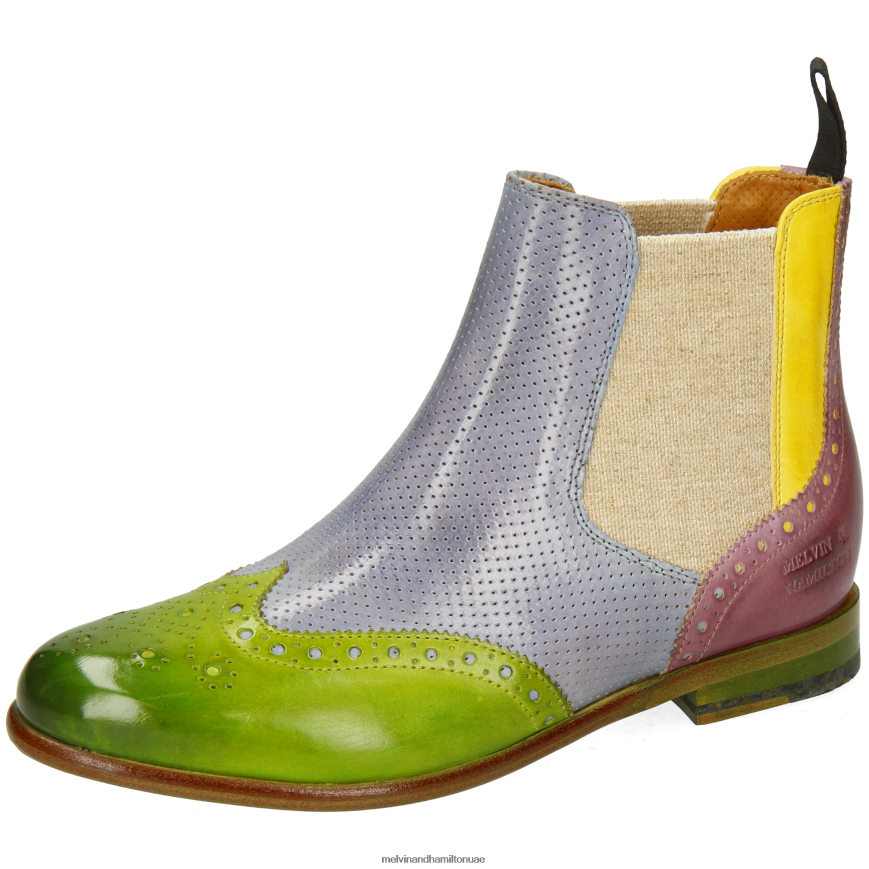 سيلينا 6 متعدد Melvin & Hamilton نحيف جزمة الكاحل 42XF2X816