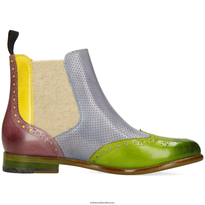 سيلينا 6 متعدد Melvin & Hamilton نحيف جزمة الكاحل 42XF2X816