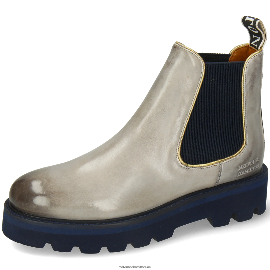 سيبيل 6 رمادي Melvin & Hamilton نحيف جزمة الكاحل 42XF2X827