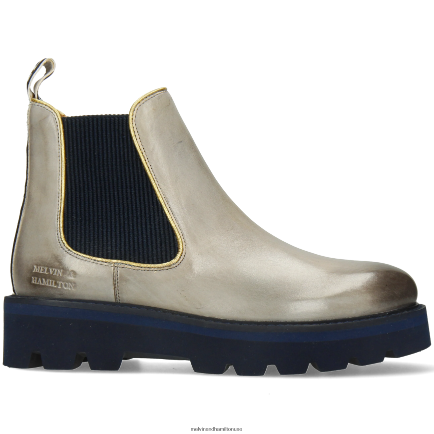 سيبيل 6 رمادي Melvin & Hamilton نحيف جزمة الكاحل 42XF2X827