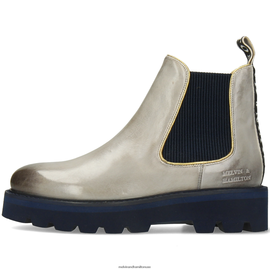 سيبيل 6 رمادي Melvin & Hamilton نحيف جزمة الكاحل 42XF2X827