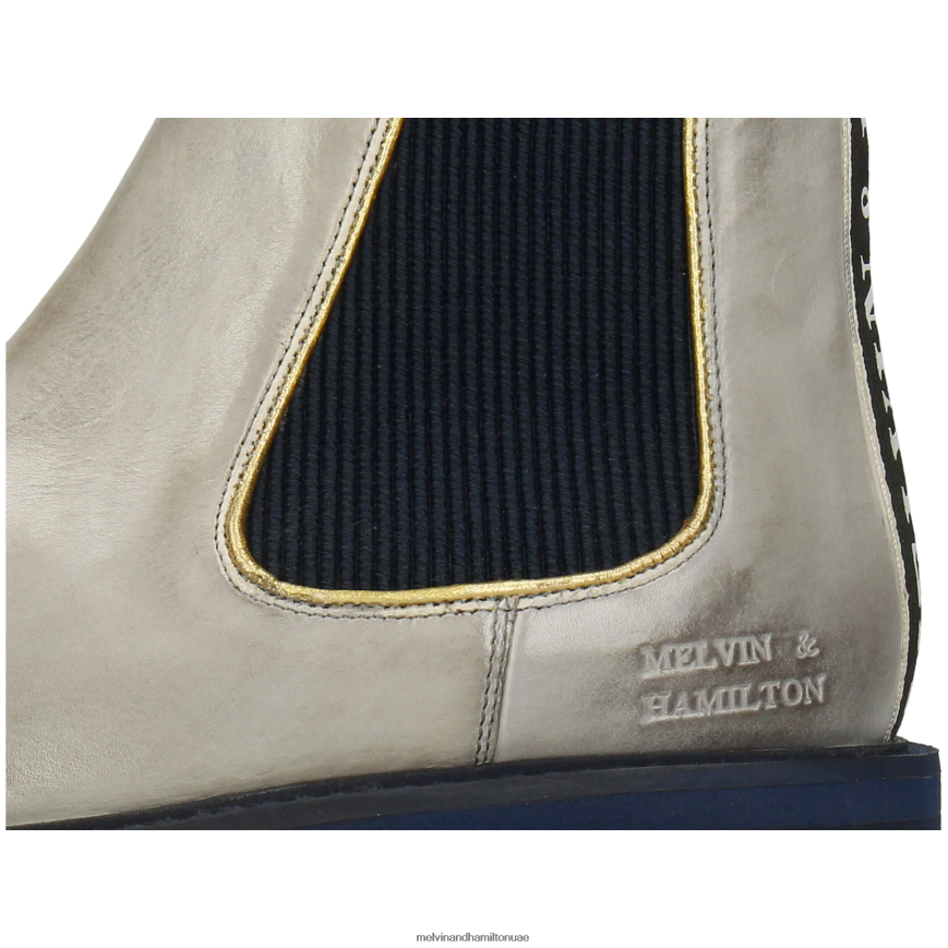 سيبيل 6 رمادي Melvin & Hamilton نحيف جزمة الكاحل 42XF2X827