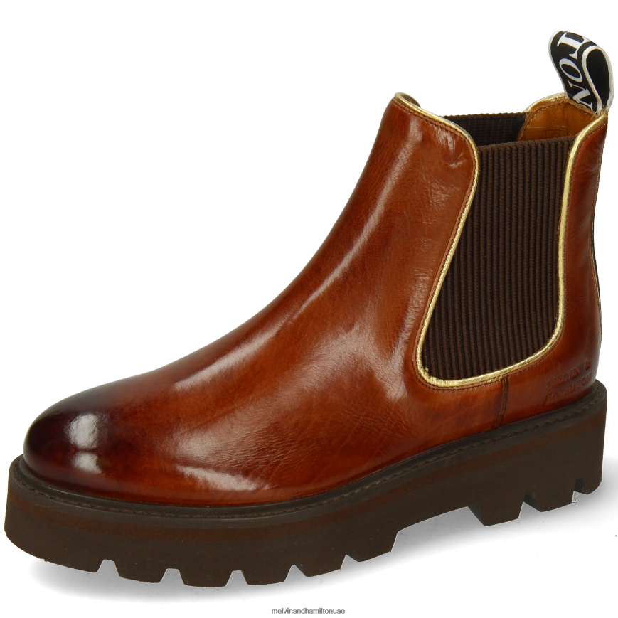 سيبيل 6 بني Melvin & Hamilton نحيف جزمة الكاحل 42XF2X830