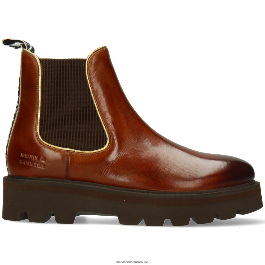 سيبيل 6 بني Melvin & Hamilton نحيف جزمة الكاحل 42XF2X830