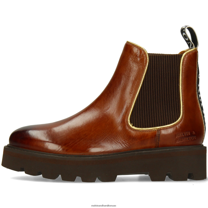 سيبيل 6 بني Melvin & Hamilton نحيف جزمة الكاحل 42XF2X830
